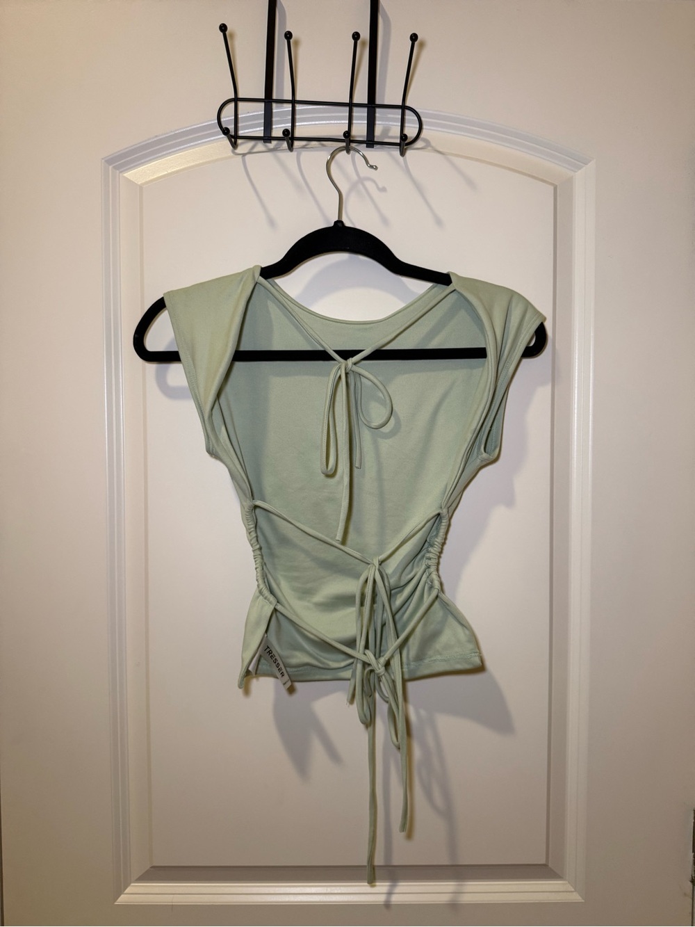 Sage Green Tie-Back Women’s Top